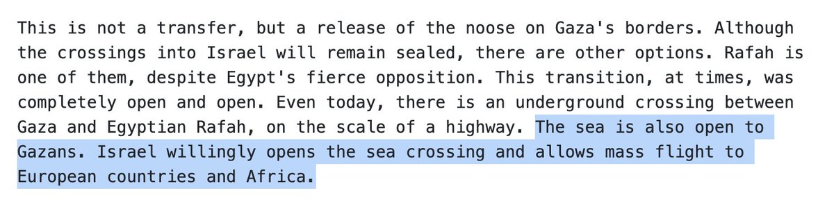 You couldn’t make this up. While right-populist parties across Europe have all expressed support for Israel because they think this supports their anti-Islamic/anti-immigration agenda, Israel considers opening the Gaza sea crossing to allow Gazans to flee in mass towards Europe.