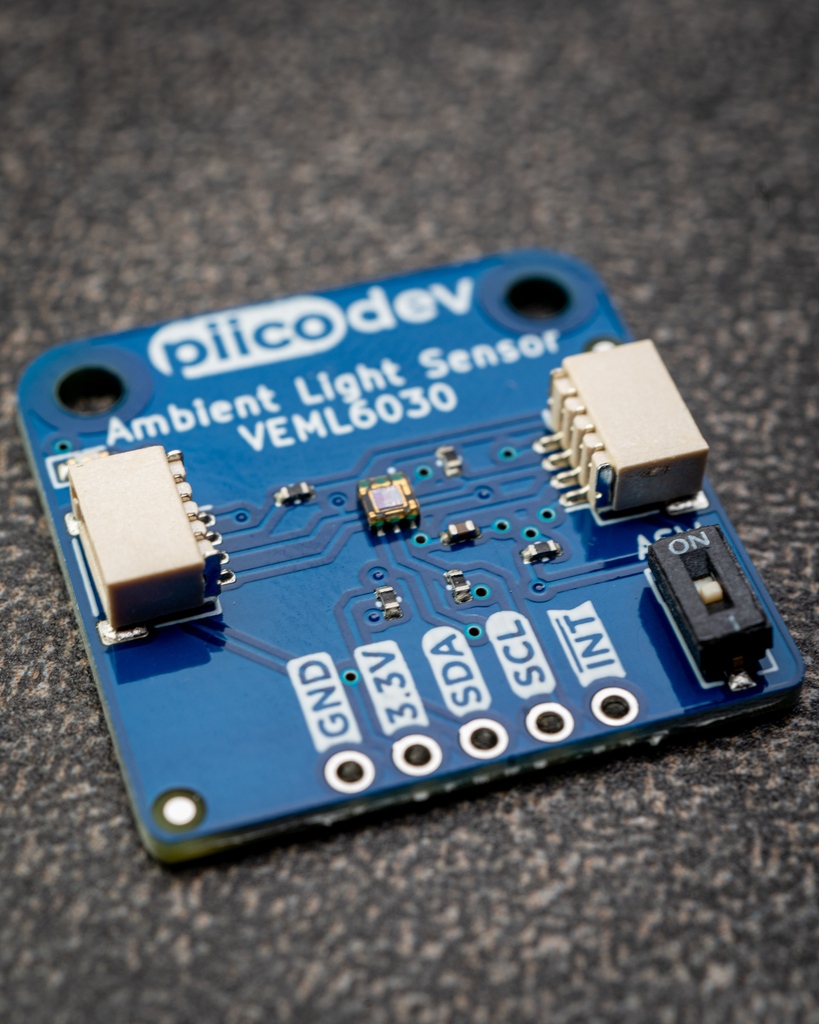 CoreElecAU's tweet photo. Control your project based on #light conditions with the #PiicoDev Ambient Light Sensor. A great tool for sensing nightfall or overcast conditions with the onboard #VEML6030 sensor boasting 16-bit precision. https://t.co/htnEV4Gal9 https://t.co/89ZLblcyJ2