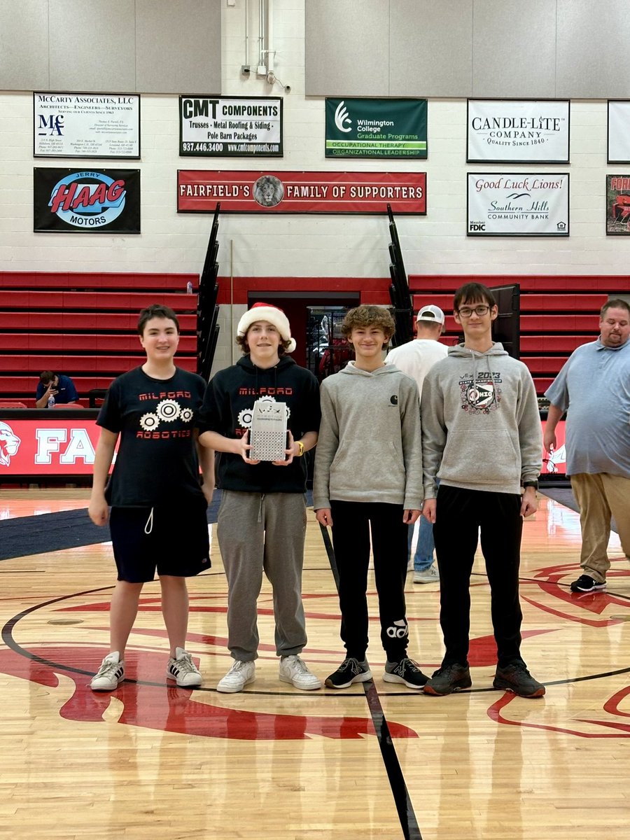 Congratulations to team 98992N Nemesis for earning the Middle School excellence award at the Highland County Classic!