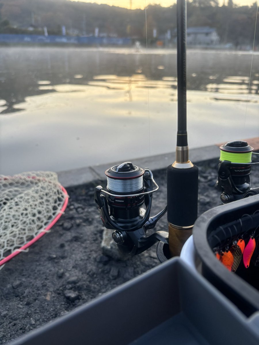 mokb_trout's tweet image. 嫁に後で怒られるのを前提に入魂に来ました！

#エリアトラウト
#ヴァルケイン
#オーバーブレイズ
#ヴァルケニスト
#太田フィッシングクラブ
#管釣り