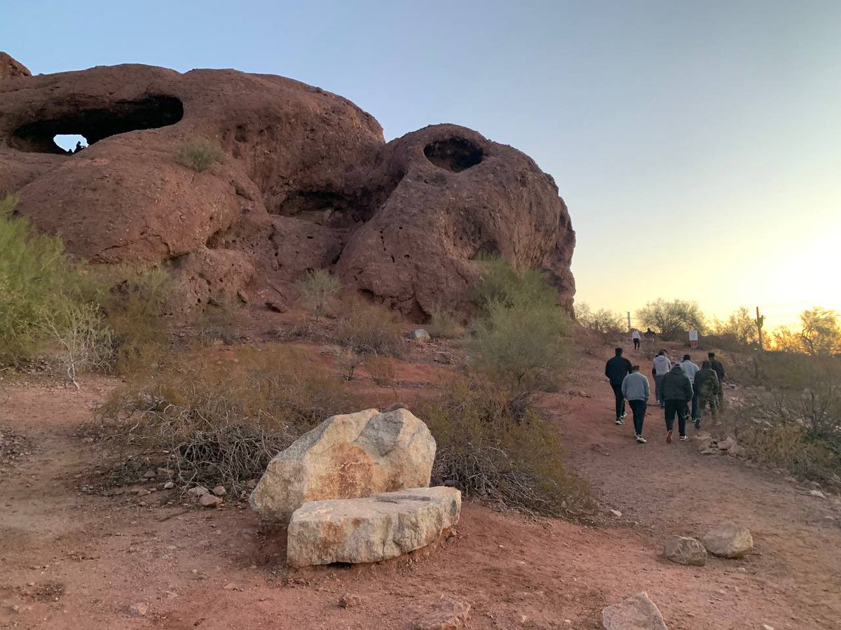 Southwest MKA Regional Amila doing a majlis visit for @MKA_Phoenix and Tucson. Looking forward to connecting with our brothers in Arizona and building up the brotherhood. Starting the morning off after Fajr prayers with a nice little hike! #QaidVisit #MKAFit #FajrFit @MKA_fit