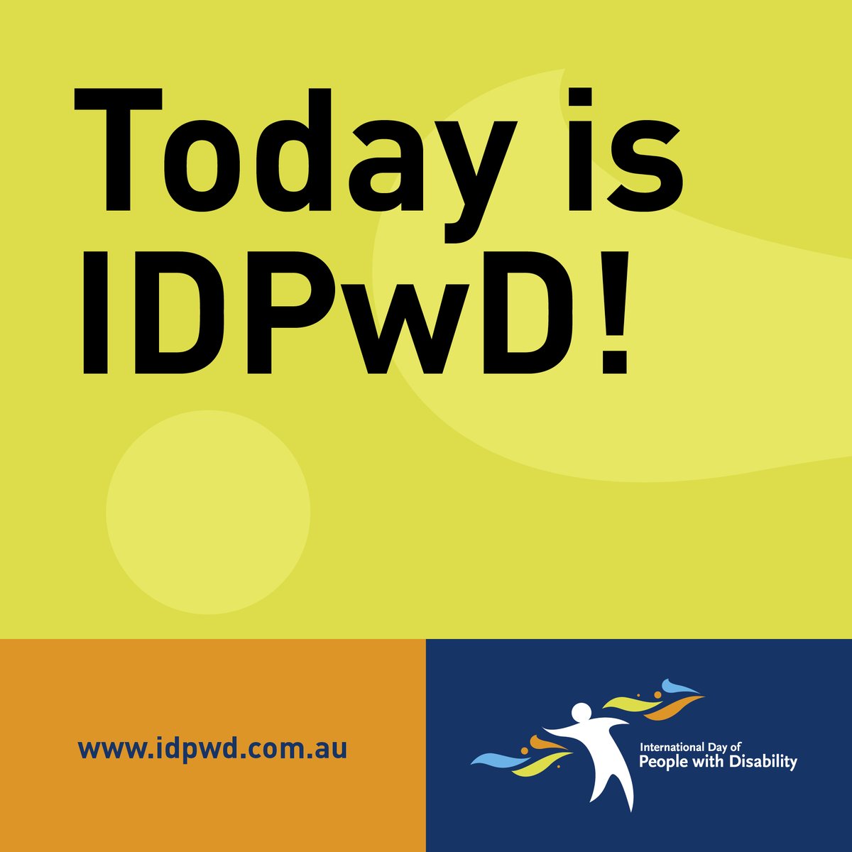 International Day of People with Disability is held on 3 December each year. It is a day to raise community awareness, understanding, and acceptance of the 4.4 million people with disability in Australia. Be part of creating an inclusive and diverse community #IDPwD #IDPwD2023