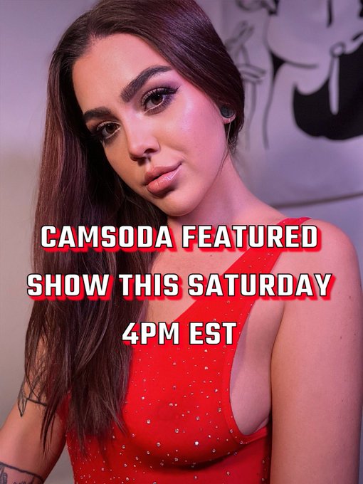 @CamSodaGirls I have a featured show today at 4pmEST 😈 getting ready to have a wild hour! Come join me<a class="tags" target="_blank" title="On Twitter" href="/?out=eyJ0eXAiOiJKV1QiLCJhbGciOiJIUzUxMiJ9.eyJpYXQiOjE3MjQzOTkwMTgsImlzcyI6InR3cG9ybnN0YXJzLmNvbSIsIm5iZiI6MTcyNDM5OTAxOCwiZXhwIjoxNzU1OTM1MDE4LCJyZWRpcmVjdF91cmwiOiJodHRwczovL3R3aXR0ZXIuY29tL0NhbVNvZGFHaXJscyJ9.6tLsMAD3g7o4PLeOOdqpndmW1XQcGCOadXKMjuMDk7s7m2WjxOMJVykHAaAPr3DZQYlKKEHc-oXOJyUtB_e4RQ">@CamSodaGirls</a>