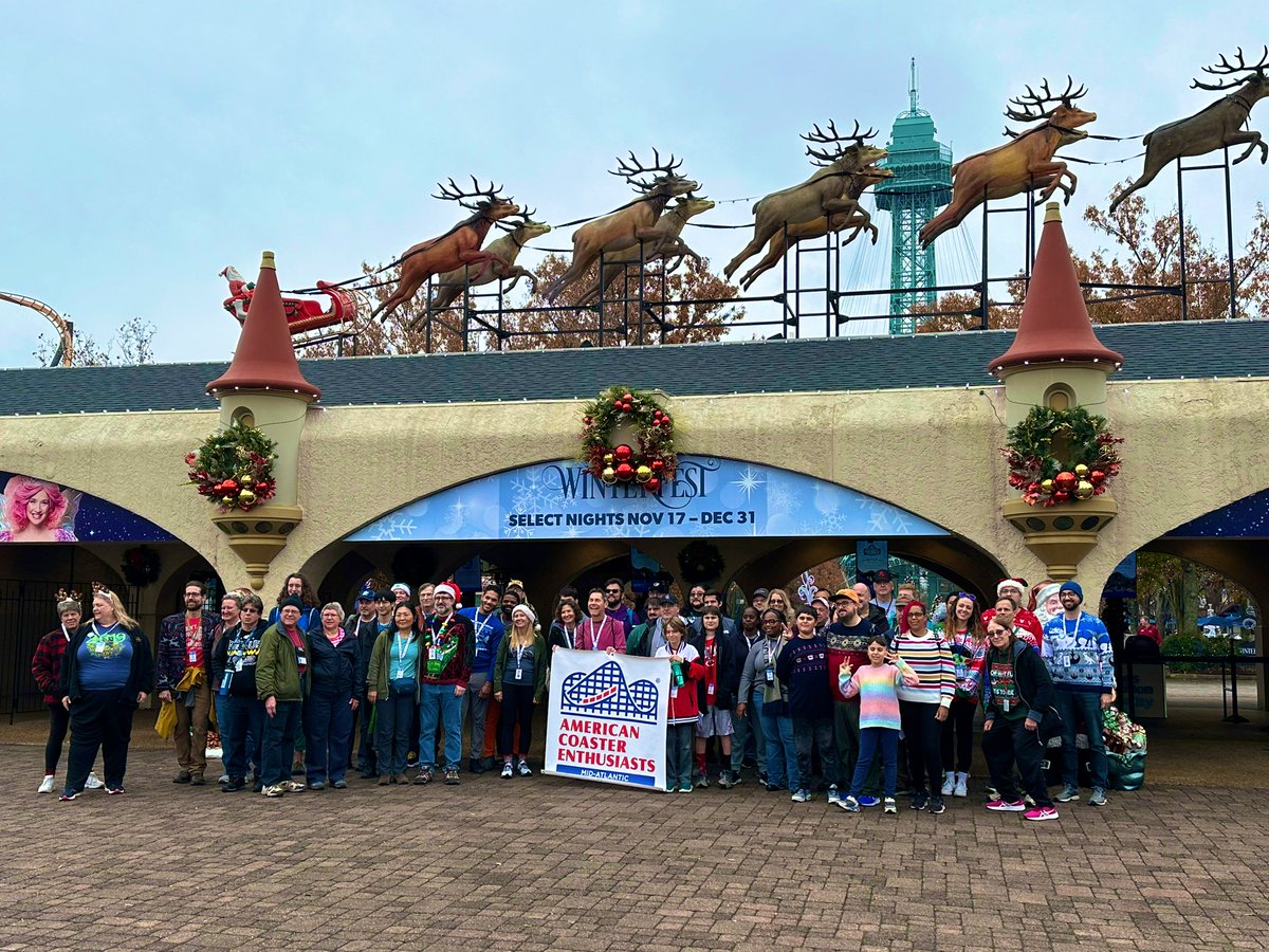 kylekruthoffer's tweet photo. Members of @aceonlineorg joined @KingsDominionVA today for their annual @acemidatlantic Coastin’ Through the Snow event at #KDWinterFest! https://t.co/f9ssCoMxBj