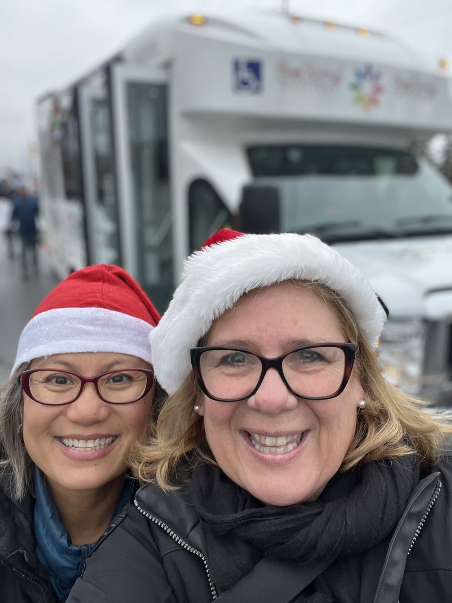 A great day participating in the Bolton Santa Parade with <a href="/CaledonCS/">Caledon Community S.</a> new CEO! #buildingstrongercommunities  #calendoncommunityservices #ccs #thisiscaledon