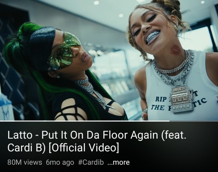 Latto ft. Cardi B: 'Put It On Da Floor Again' Lyrics & Video