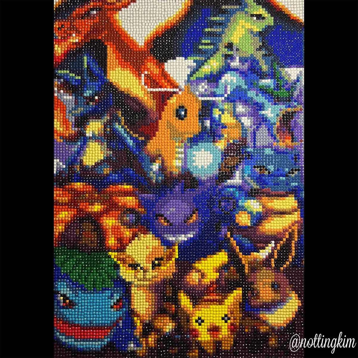 Pokémon 

My friend gifted me this #Pokemon #DiamondPainting kit. It took me months to complete! I’m finally done and I love how it turned out. I’m going to seal and frame it. 

#PokemonDiamondPainting #PokemonFanArt #fypツ #fy #ArtCollective #ArtTherapy #ArtSupport #ArtPainting