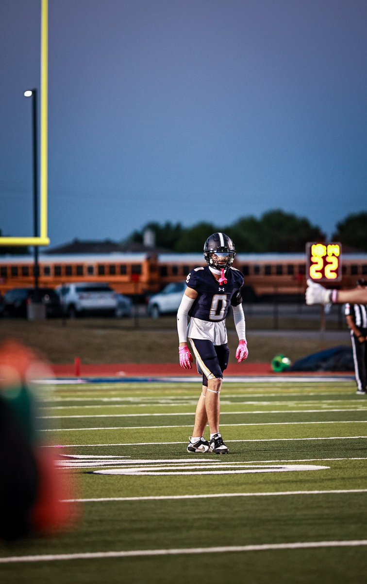 Junior Highlights 
40 Tackles
1 INT
5 PBU
1 FF
Only played the 2nd half of the season due to injury 

hudl.com/v/2MJbWi