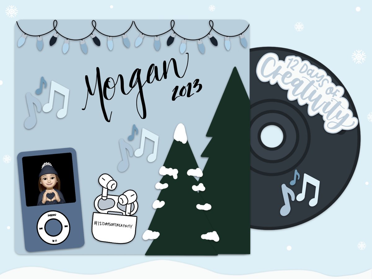 Morgan Cave (@its_morgancave) on Twitter photo ❄️Here's my #12DaysofCreativity album cover! I had so much fun playing with <a href="/MrsKelseyOrd/">Kelsey Ord</a>'s stickers!
Grab your workbook copy in the #AppleEducationCommunity ➡️ education.apple.com/resource/25001… ❄️Here's my #12DaysofCreativity album cover! I had so much fun playing with <a href="/MrsKelseyOrd/">Kelsey Ord</a>'s stickers!
Grab your workbook copy in the #AppleEducationCommunity ➡️ education.apple.com/resource/25001…