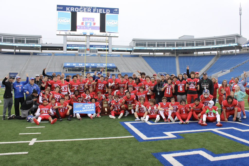 Your 2023 3A STATE CHAMPION Christian Academy of Louisville Centurions