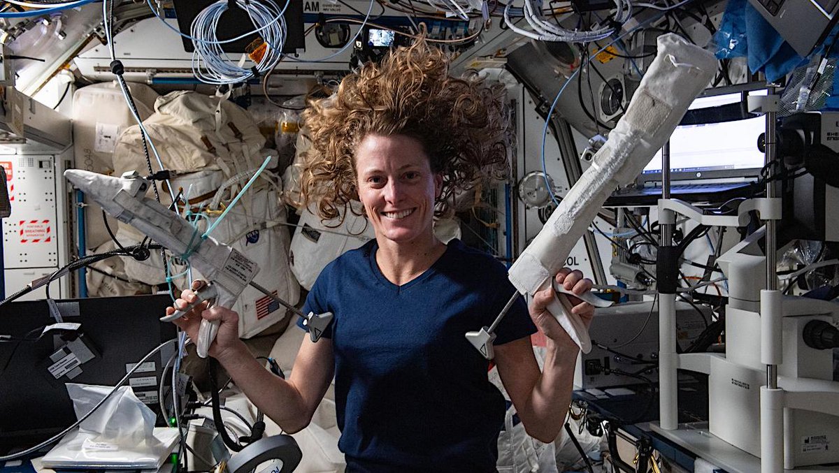 Astronauts Will Swab The Outside Of The Space Station To See If Microbes Are Present
astrobiology.com/2023/10/astron… #Astrobiology #ISS #spacestation #microbiology Loral O’Hara <a href="/lunarloral/">Loral O'Hara</a> - Andreas Mogensen <a href="/Astro_Andreas/">Andreas Mogensen</a> - Jasmin Moghbeli  <a href="/AstroJaws/">Attacker</a>