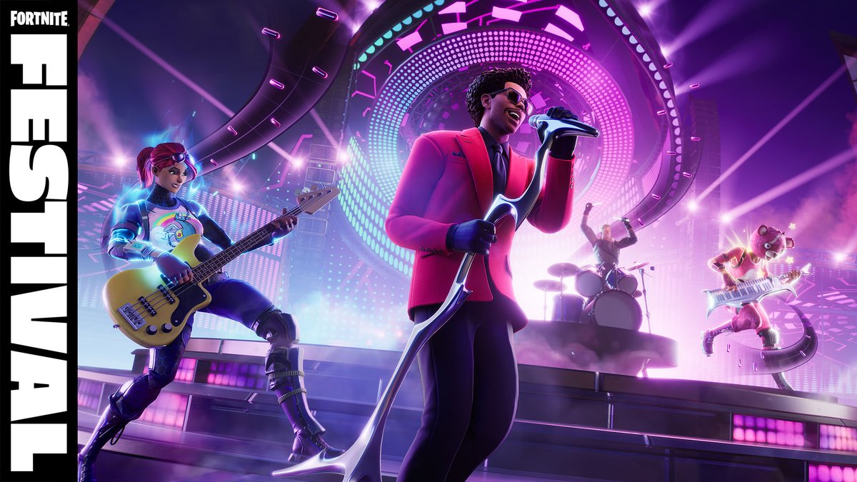 Get ready to take your stage 🎙️🎸✨ #FortniteFestival launches in Fortnite on December 9, 2023.