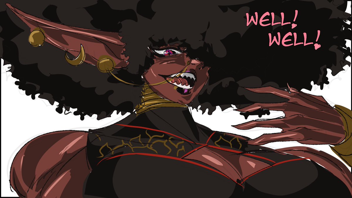Venommoe's tweet photo. drawing sharp teeth is fun https://t.co/SXeDPYkdMz