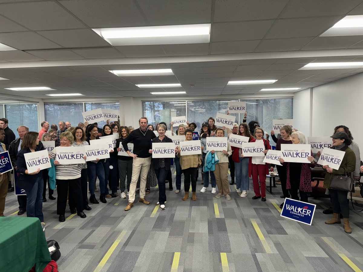 RepMarkWalker's tweet image. Humbling and exciting to witness the huge crowd and energizing support at our congressional campaign kickoff! Thrilled for this momentum and looking forward to having many of you join our team as we win the primary on March 5 and reclaim this seat from the Democrats.