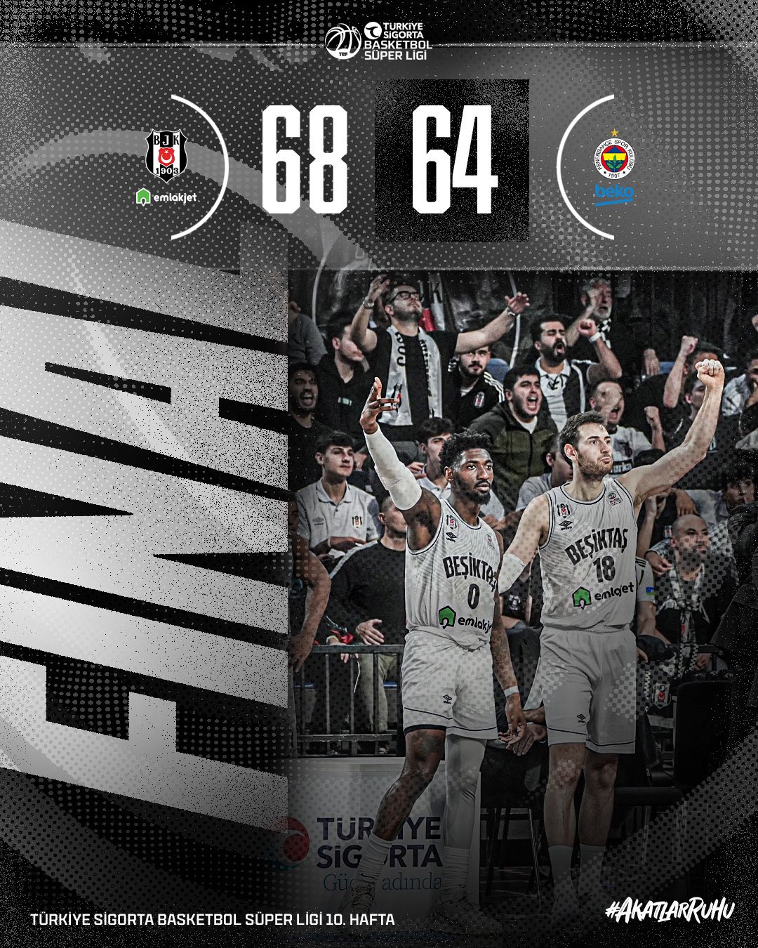 Beşiktaş Emlakjet on X: 𝟭𝟬.𝟬𝟬𝟬 𝗕𝗶𝗹𝗲𝘁! 🦅 Beşiktaş Emlakjet  Takımımızın, Sinan Erdem Spor Salonu'nda Fenerbahçe Beko ile karşılaşacağı  maç için satılan bilet sayısı henüz 48 saat olmadan 𝟭𝟬.𝟬𝟬𝟬 adedine  ulaştı. 🔥 Büyük