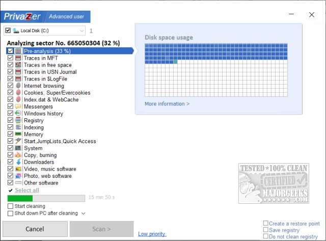 majorgeeks's tweet photo. Updated - #PrivaZer can clean old files, internet activity, traces of #software use, gain free space, clean the registry keeping your #computer clean and secure.
https://t.co/1Tf6WRQtWq #freeware #DriveCleaner https://t.co/gSbsBIE6Mj