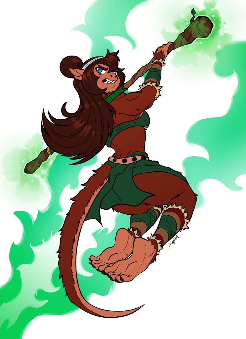 ScottyArtz's tweet photo. #monkemonday Commission for Black cobra! https://t.co/8FoOqNmxVH