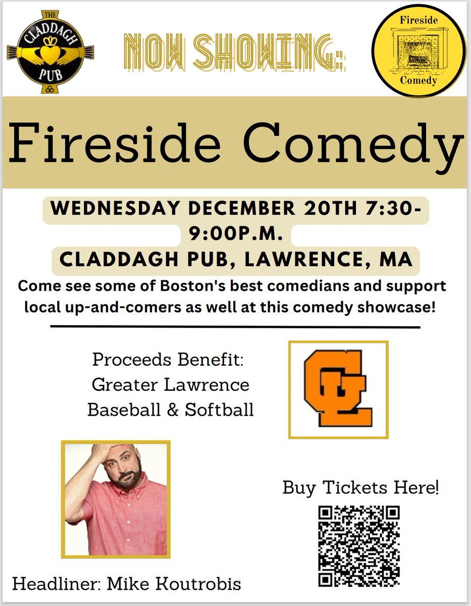 ReggiesBaseball's tweet image. Please help support Reggies Baseball &amp;amp; Softball on Dec 20 for a couple of hours of laughs as we enter the holiday season!  If you can't make it, please help by sharing on your socials!  Thank you!  Get Tix here: eventbrite.com/e/fireside-com…