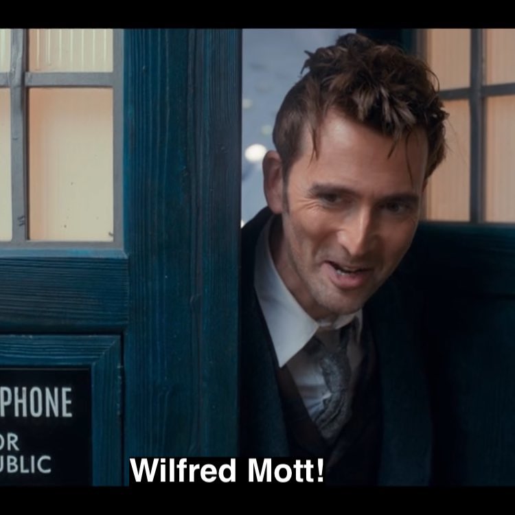 We got all of this in one episode of #DoctorWho ! The Doctor, Donna &amp; Wilf.. &amp; next week it all ends! 3 weeks just isn’t enough but I’m so grateful we got to relive it all again! I’m not ready to say bye to my doctor again! I’m still not over the first time he regenerated😭