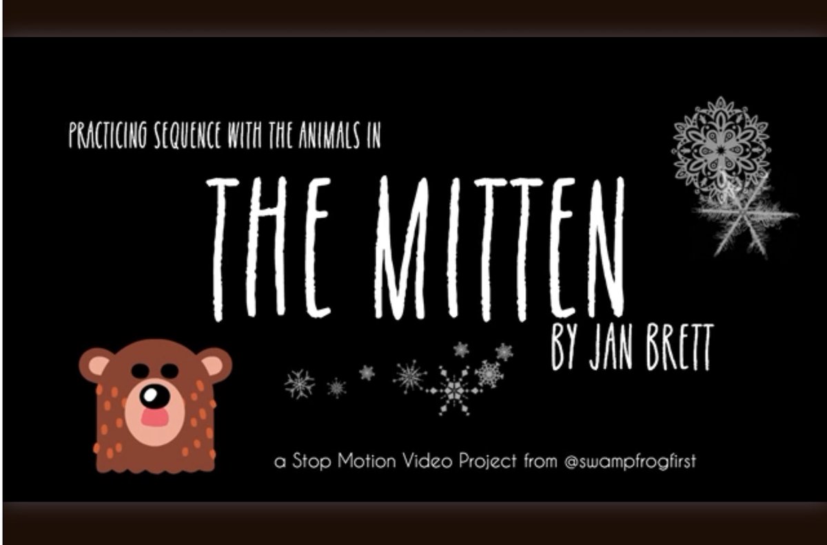 swampfrogfirst's tweet photo. Working on a #stopmotion video project to share.
❤️The Mitten by Jan Brett
Using her characters to sequence the story.
Using #imotionapp
Uploading to @Seesaw
Here’s a sample…
https://t.co/Nw1eANwolp
#AESTigerPride #SimplyTheBESt #oesrams https://t.co/eZ8U4OXgAf