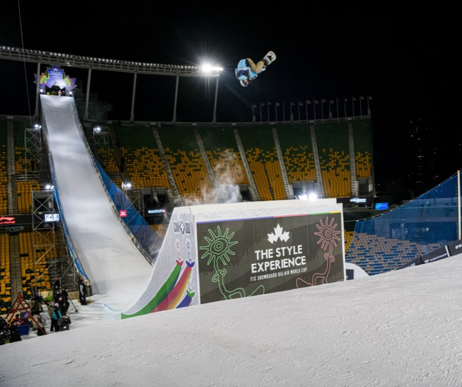 CityofEdmonton's tweet photo. #Yeg ’s forecast: 100% chance of Big Air at Commonwealth Stadium! ❄️
Edmonton is excited to host #ShredTheNorth @CanadaSnowboard for the FIS Big Air World Cup on Dec 9.
Don’t miss this elevated event, visit https://t.co/dzfeLD1ejp for more info. https://t.co/aprc0zrpbv
