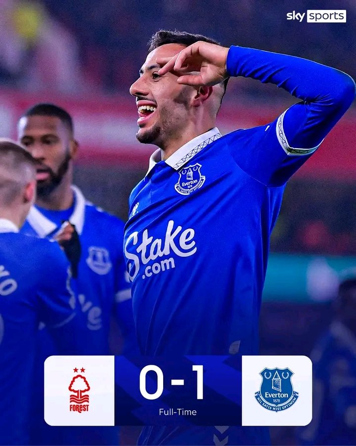 WillsTech99's tweet photo. Full-time: 0:1 As Everton secure their first win after being deducted 🔟 points ❌, Congratulations to the Toffees for the away win 🙌
#NOTEVE
#EPL2023
#Matchweek1️⃣4️⃣
#willstech99
#allfootballfansallovertheworld🌍 https://t.co/TuyeG9C7jM