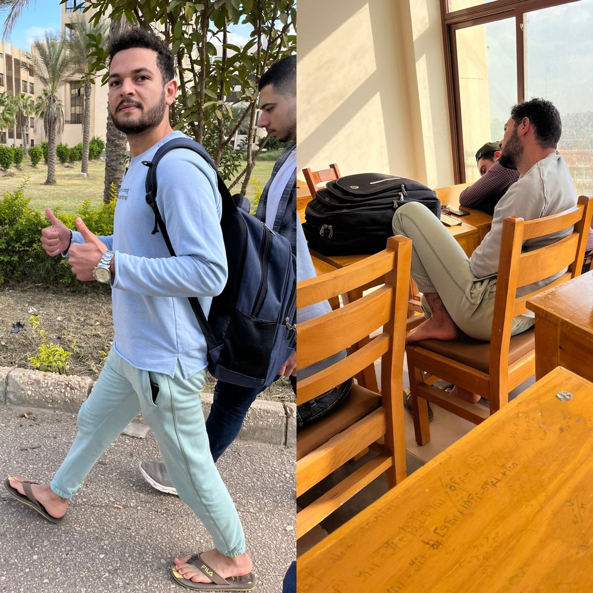 لا متستغربش دا واحد ف رابعه مدني 👷😅