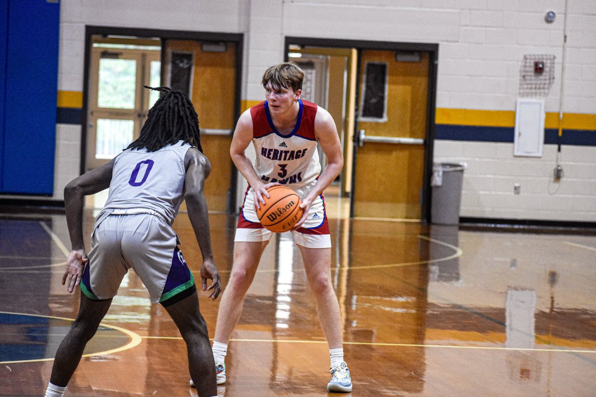 RYZEHoops's tweet photo. Max Skidmore, Sam Mead, and Mason Bolinger led Heritage School to a win over KIPP Collegiate. The trio combined for 47 points and executed at a high level in the halfcourt on the offensive end. @CoachRome4 https://t.co/3Wnd0CkL69