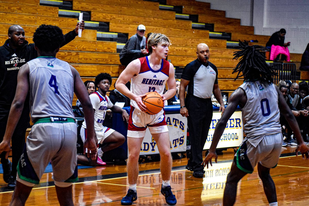 RYZEHoops's tweet photo. Max Skidmore, Sam Mead, and Mason Bolinger led Heritage School to a win over KIPP Collegiate. The trio combined for 47 points and executed at a high level in the halfcourt on the offensive end. @CoachRome4 https://t.co/3Wnd0CkL69
