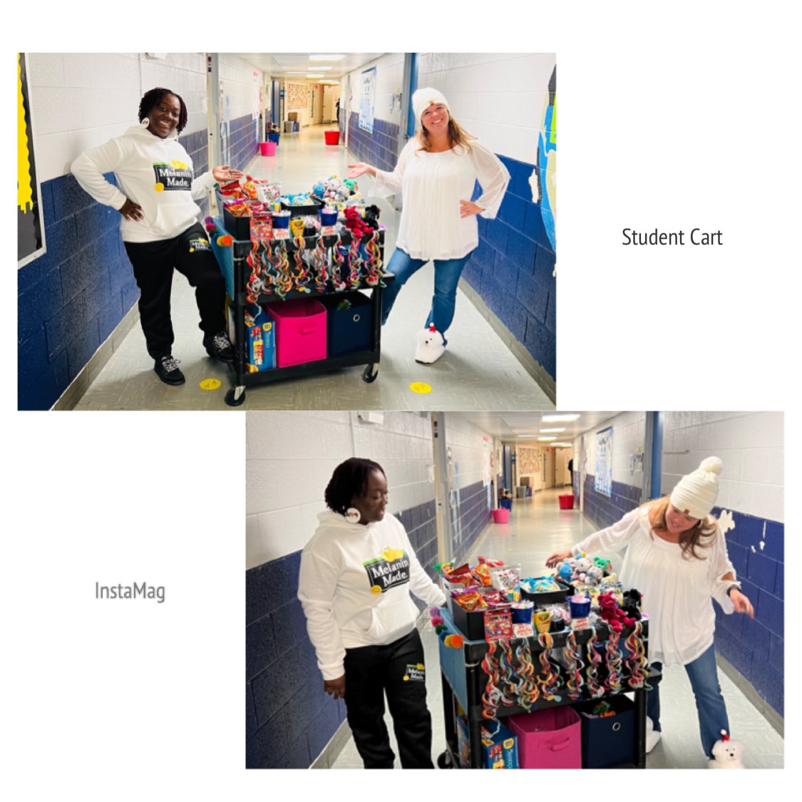 TeachBellS's tweet photo. Bringing something New to our Lil’ Jaybirds! Our treat cart rolled through congratulating our SOARing scholars!! Recognizing Great effort is always a joyous occasion. #OnlyOneYou @beth_callicutt @GCSchoolsNC @WOakleyGCS https://t.co/uFuywHkKI4