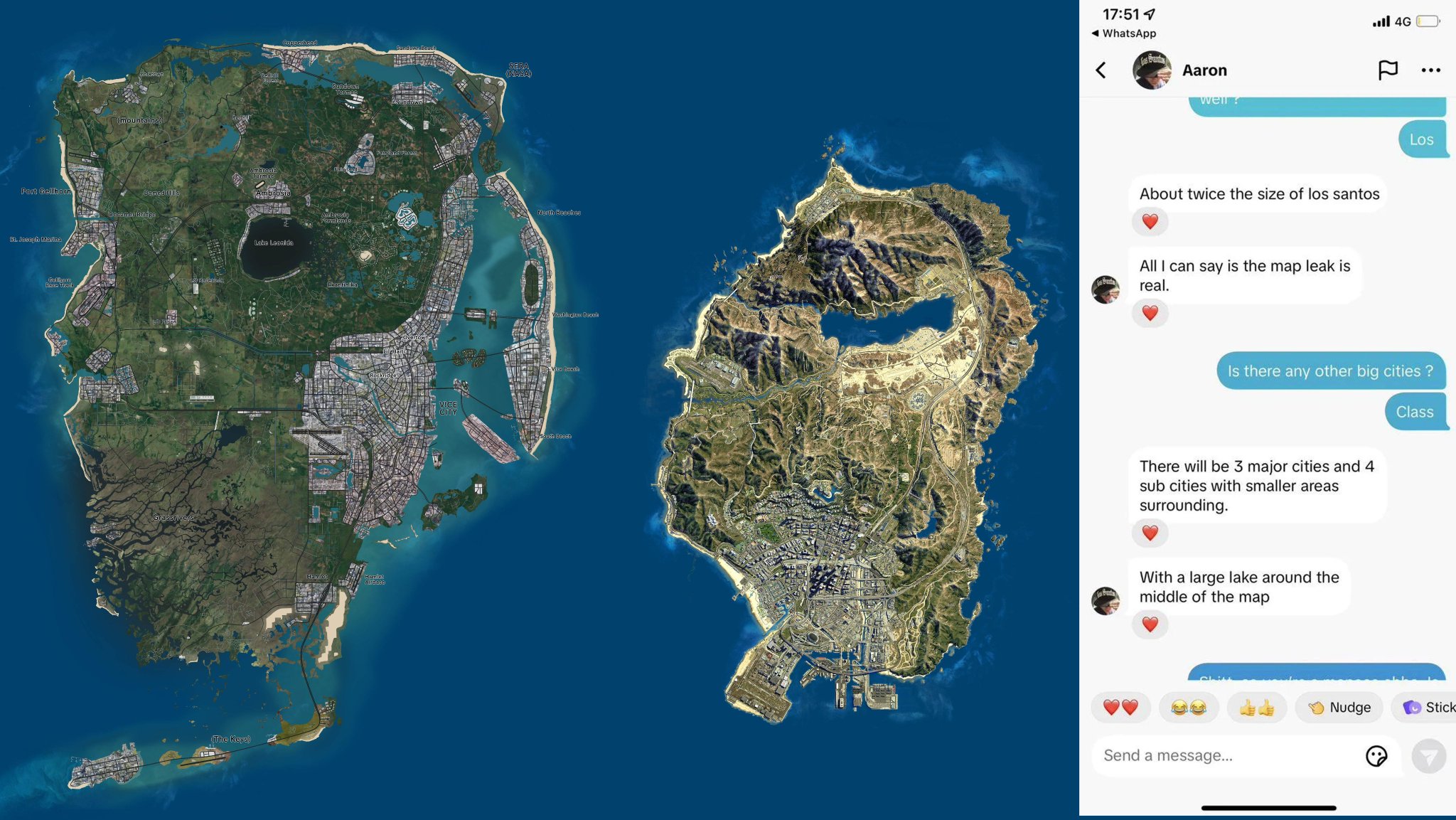 CraigyBoi on X: GTA 6 Map Leak Twice the size of Los Santos #GTA6 #GTA6MAP  #GTA6MAPLEAK #GTA6LEAKS #GTAVI  / X