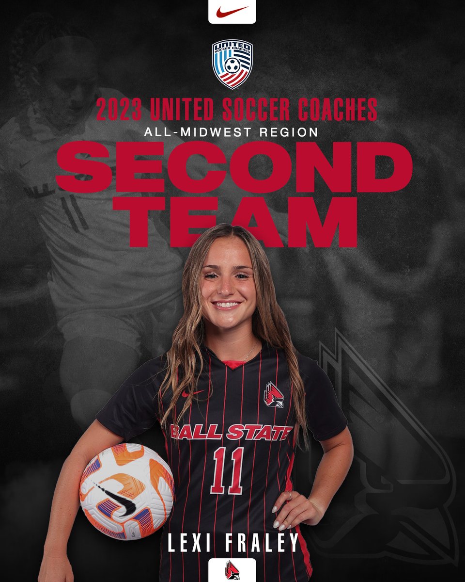 Ball State Soccer (@ballstatesoccer) on Twitter photo How about a BIG ๐๐for <a href="/lexifraley1/">Lexi Fraley</a> who was named to the <a href="/UnitedCoaches/">United Soccer Coaches</a> All-Midwest Region Second Team
๐ Congrats Lexi๐
๐ฐ: bit.ly/415CiGM
#ChirpChirp x #WeFly How about a BIG ๐๐for <a href="/lexifraley1/">Lexi Fraley</a> who was named to the <a href="/UnitedCoaches/">United Soccer Coaches</a> All-Midwest Region Second Team
๐ Congrats Lexi๐
๐ฐ: bit.ly/415CiGM
#ChirpChirp x #WeFly