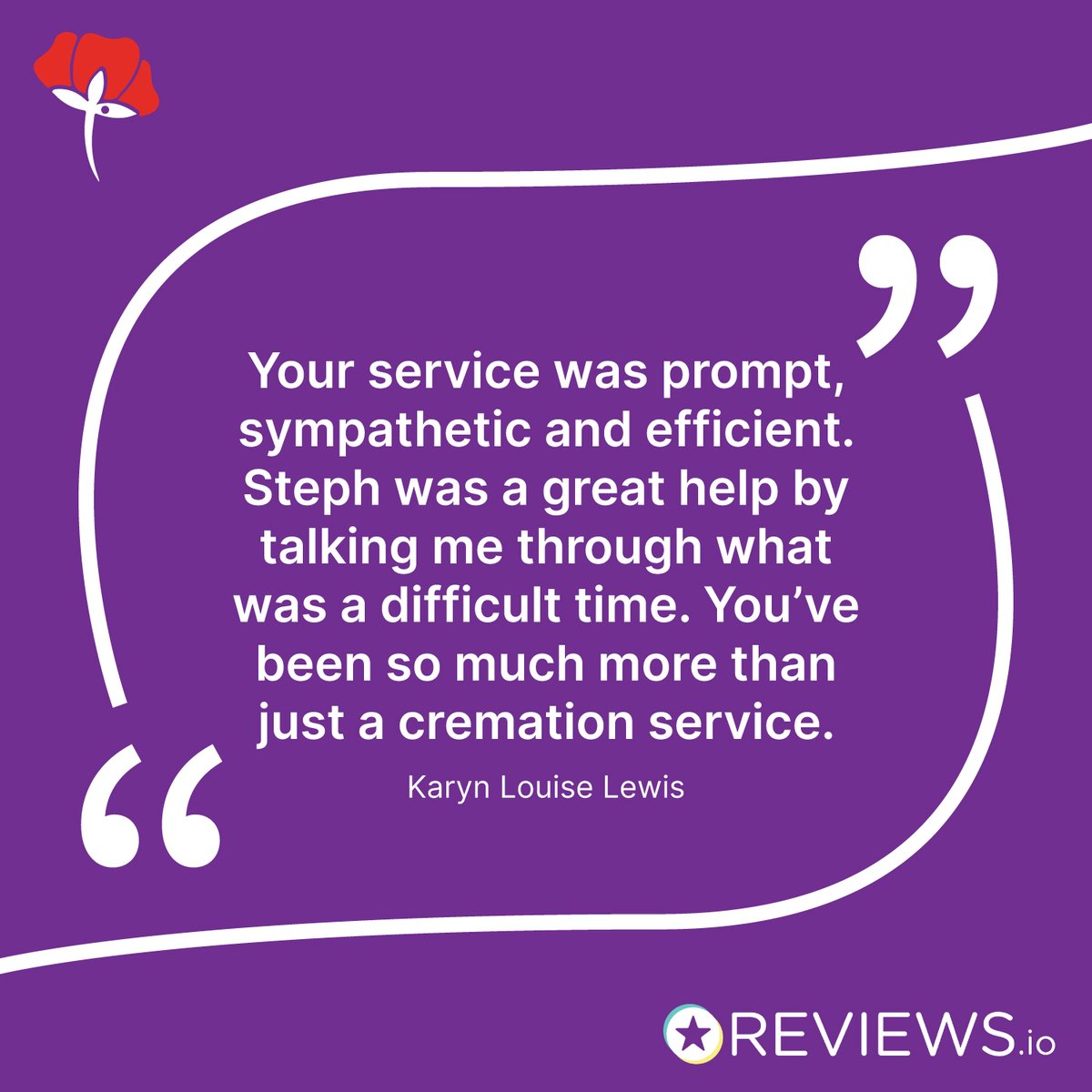 Thank you so much Karyn, it was our pleasure to support you ❤

If you would like to read more reviews like this please visit our Reviews.IO page - reviews.co.uk/company.../sto…

#PureCremationReview