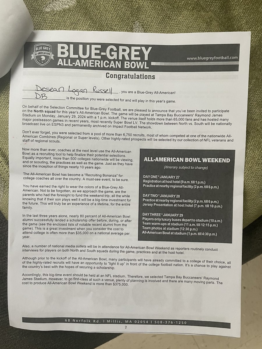 Desean “The Hawk” Logan (@24_dfast) on Twitter photo I AM AN ALL AMERICAN I WILL BE IN THE BLUE AND GREY BOWL thank you so much to <a href="/BlueGreyFB/">Blue-Grey All-American Bowl</a> <a href="/PrepRedzoneIL/">Prep Redzone Illinois</a> <a href="/wildcats_hs1904/">WENDELL PHILLIPS HIGH SCHOOL</a> <a href="/PhillipsWildca1/">Phillips Wildcats Football</a> <a href="/mikeclarkpreps/">MikeClarkPreps</a> <a href="/Daurice_Lee/">Coach Reese</a> I AM AN ALL AMERICAN I WILL BE IN THE BLUE AND GREY BOWL thank you so much to <a href="/BlueGreyFB/">Blue-Grey All-American Bowl</a> <a href="/PrepRedzoneIL/">Prep Redzone Illinois</a> <a href="/wildcats_hs1904/">WENDELL PHILLIPS HIGH SCHOOL</a> <a href="/PhillipsWildca1/">Phillips Wildcats Football</a> <a href="/mikeclarkpreps/">MikeClarkPreps</a> <a href="/Daurice_Lee/">Coach Reese</a>