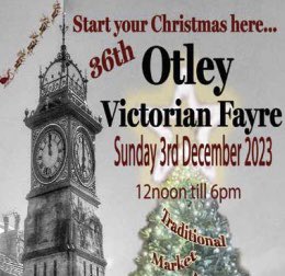 It’s the wonderful #OtleyVictorianFayre @OtleyFayre tomorrow! A really special day!🎄 #Otley & it’s famous #pubs (some #Victorian, some older, some younger) will be busy with a very special Christmas atmosphere. #famouspubtown #Yorkshire victorianfayre.co.uk