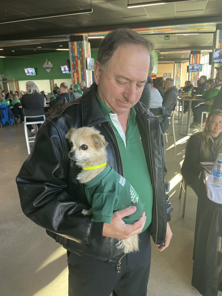 sskroughriders's tweet image. Coach Mace: “Where my dogs at?”

Rider Nation: