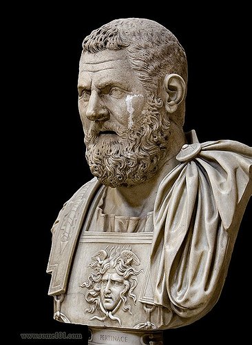 Today 193AD Pertinax ascended to the throne of the Empire. He was the first to serve as emperor during the tumultuous Year of the 5 Emperors