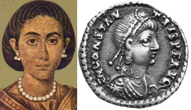 Today 417AD Galla Placidia married Flavius Constantius, the future Constantius III. She was Honorius' sister and the daughter of the Roman emperor Theodosius I