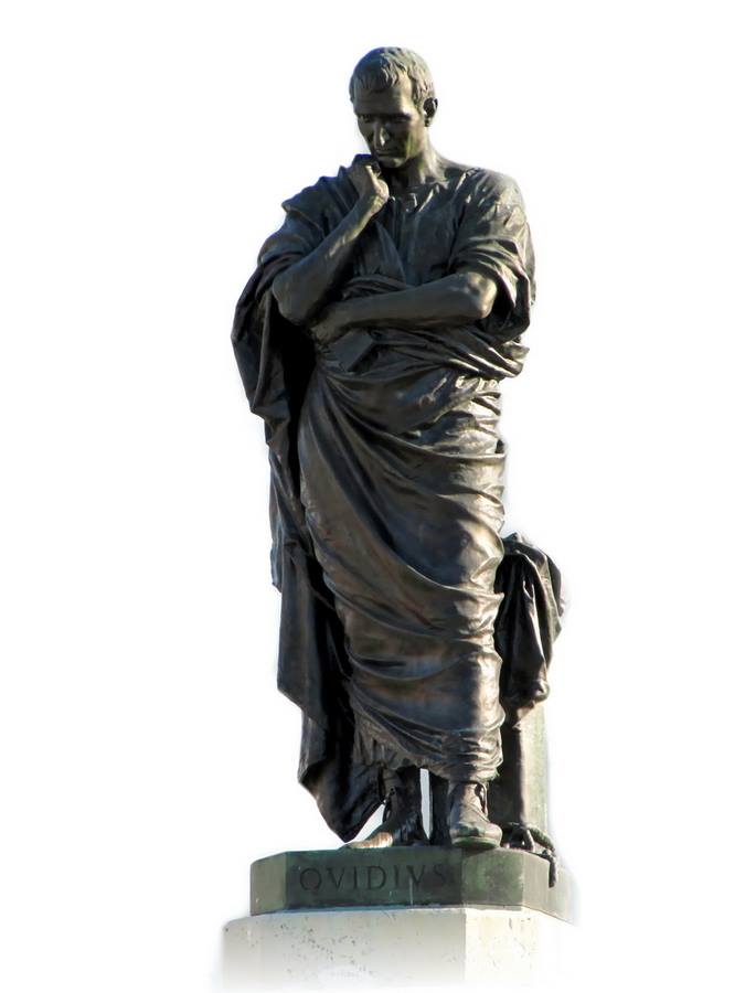 Today 17AD The Roman poet Ovid (Publius Ovidius Naso) dies. was a Roman poet who lived during the reign of Augustus. He was a contemporary of the older Virgil and Horace. Famous for Ars Amatoria ('The Art of Love') and many more.