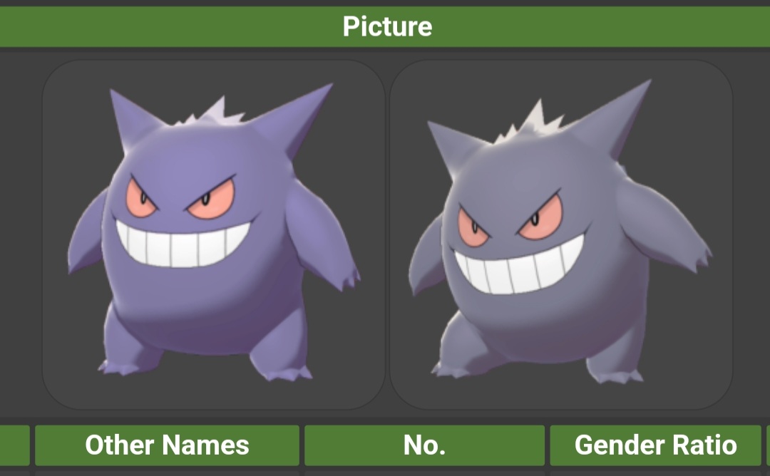 JoCat on X: it's a crime that shiny gengar isnt white like shiny