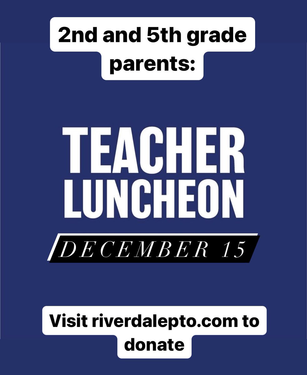 Riverdale PTO (@riverdalepto) on Twitter photo 