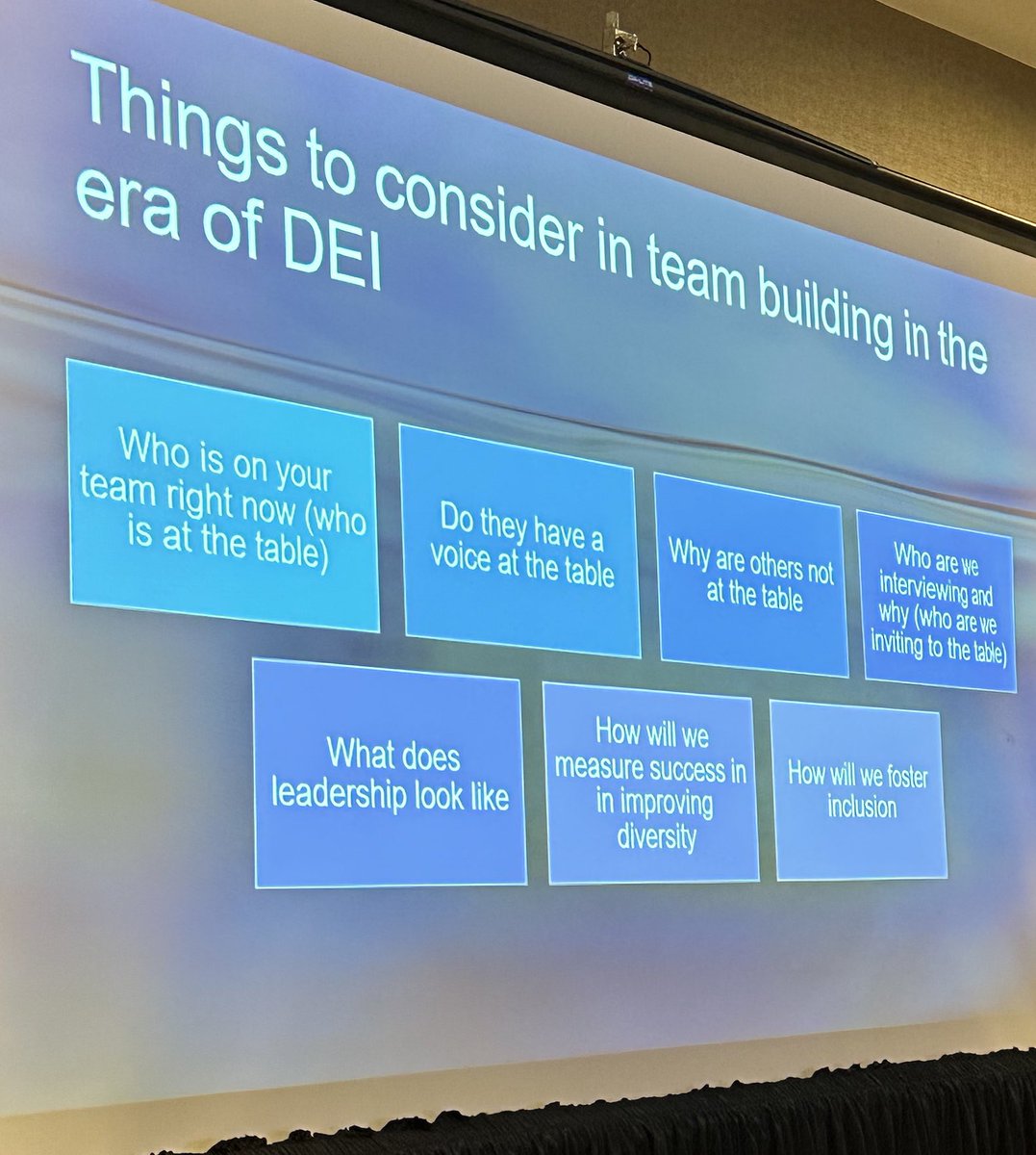 Next up, @AdjoaGIMD walks us through the definitions and critical importance of #DEI in health care. This quote resonates loudly: diversity is being invited to the party, but inclusion is being asked to dance. @AmCollegeGastro #ELP