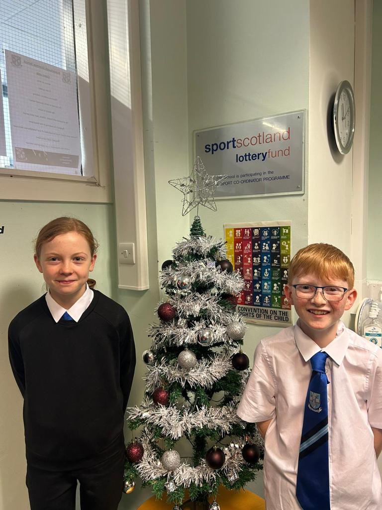 🎄🎅🏼⛄️DAY 2: Today we celebrate Freya Main &amp; Daniel Robertson who were both recently appointed as new and youngest members of our Sports Council! We look forward to watching you both flourish in your new roles &amp; raise the profile of Sport @ MGS #ProudToBeMGS #PictureWithTheTree