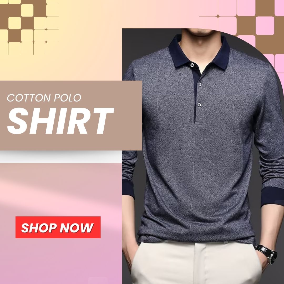 Elevate your style game with the perfect blend of comfort and sophistication in our breathable cotton polo shirt. 🌿

Shop Now - Link in Bio.
.
.
.
.
.
#CottonCool #PoloPerfection #StyleComfort #FashionForward #BreatheEasy #CasualElegance #WardrobeEssential #EverydayStyle