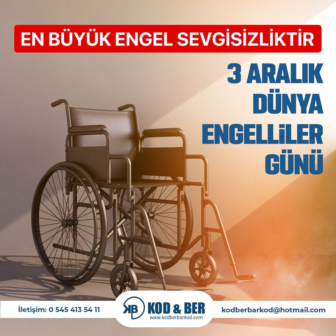 En Büyük Engel Sevgisizliktir...
3 Aralık Dünya Engelliler Günü...
#3AralıkEngellilerGünü #3Aralık #engellilergünü #dünyaengellilergünü♿️❤️