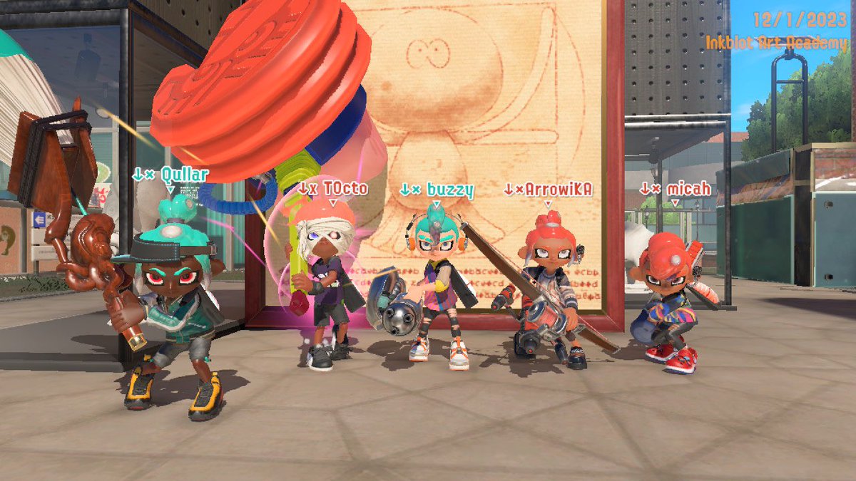 inkblotdropouts's tweet image. as a competitive team of creatives, you'd think inkblot dropouts would know how to post--but alas, we didn't drop out for no reason! you may have seen us around in tourneys or turf (not really we only do open but the alliteration was cool)