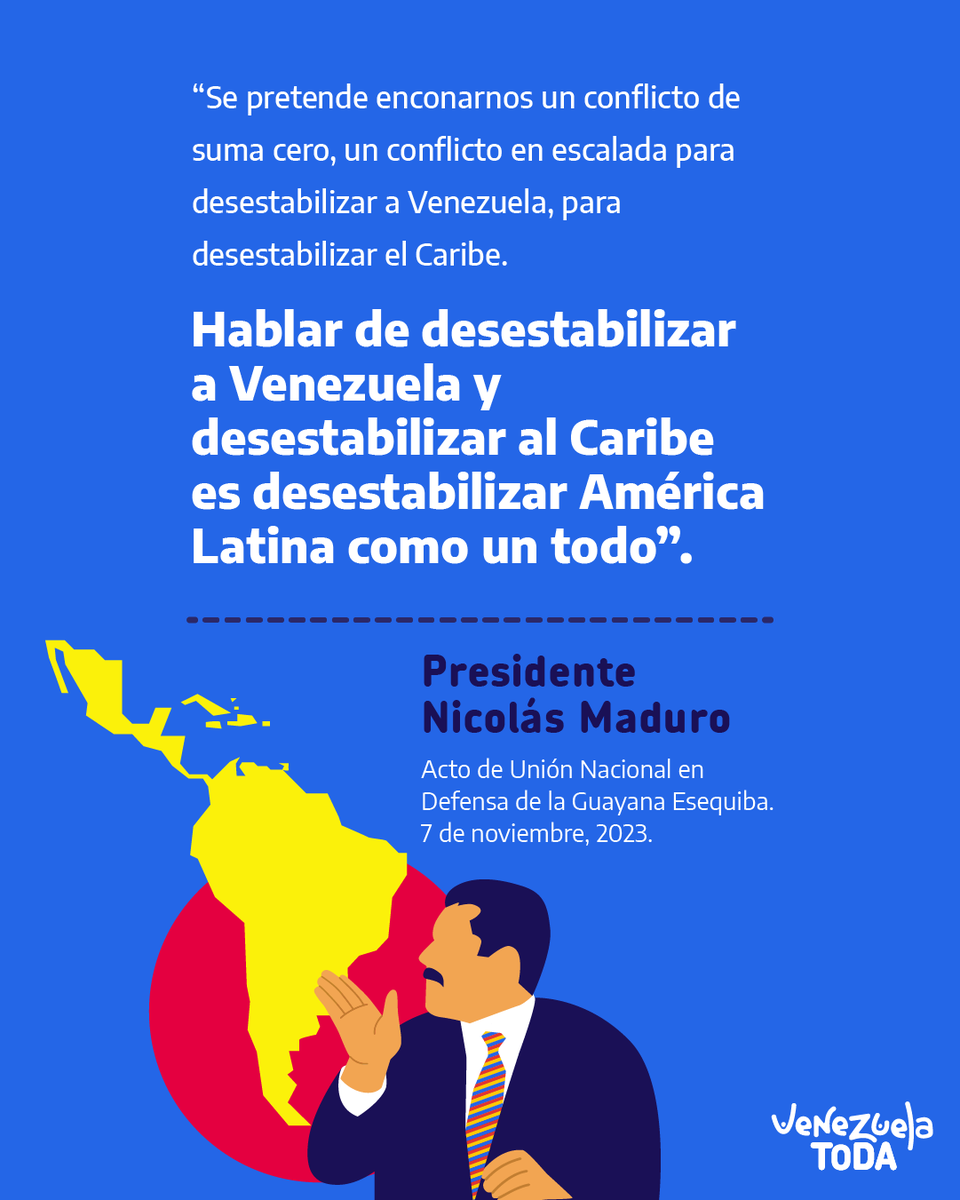 mippci_ven's tweet photo. El Esequibo no es solo una extensión de terreno, es un símbolo de nuestra historia y resistencia como pueblo venezolano
@NicolasMaduro
@luchaalmada https://t.co/zjGWQiB6BD