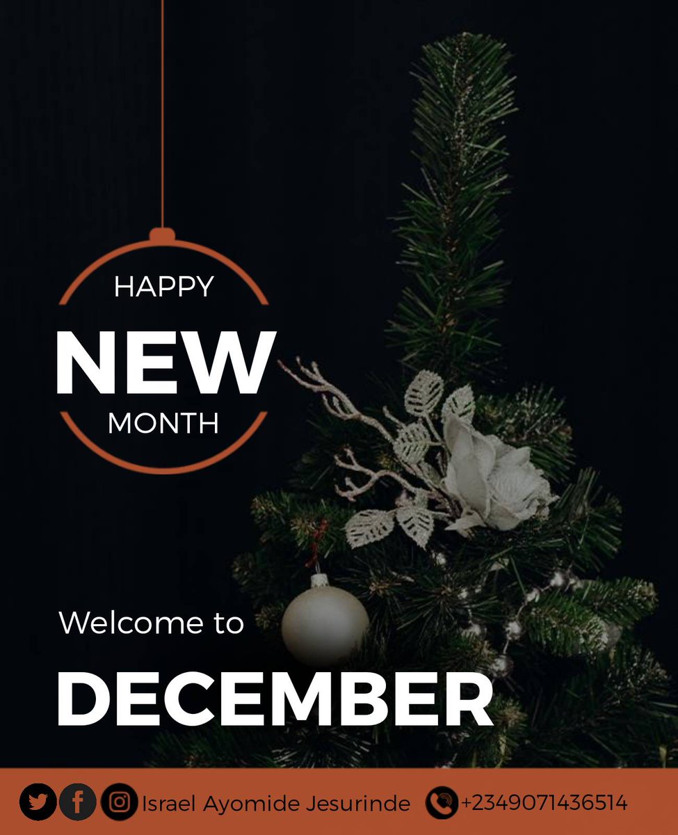jesurinde's tweet photo. He who began the good works in you will carry it on to completion. You’ll finish well! Happy Last Month of the year. https://t.co/XWtdW3XtC6
