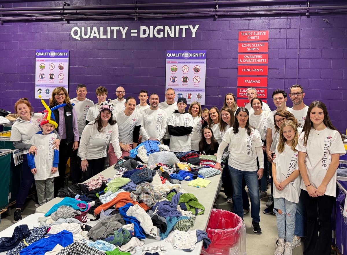 The @c2cboston annual #UnGala is always a family favorite. Perfect start to the weekend with @BankofAmerica colleagues and their families sorting and packing more than 5,000 clothing kits!