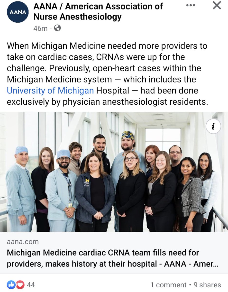 MidlevelWTF's tweet photo. Please, tell us again how #ScopeCreep doesn't exist and how midlevels aren't replacing physicians and taking their jobs?

@pppforpatients @umichmedicine @UmichMedSchool @UMichAnesthesia

#StopScopeCreep 

#anesthesia #anesthesiology #crna #StopScopeCreep #MedSchoolMatters https://t.co/9r4FjB5SA3